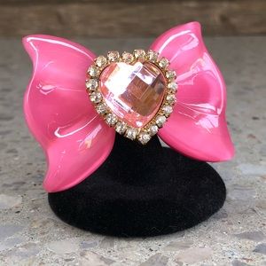 Pink Bow Ring - Adjustable